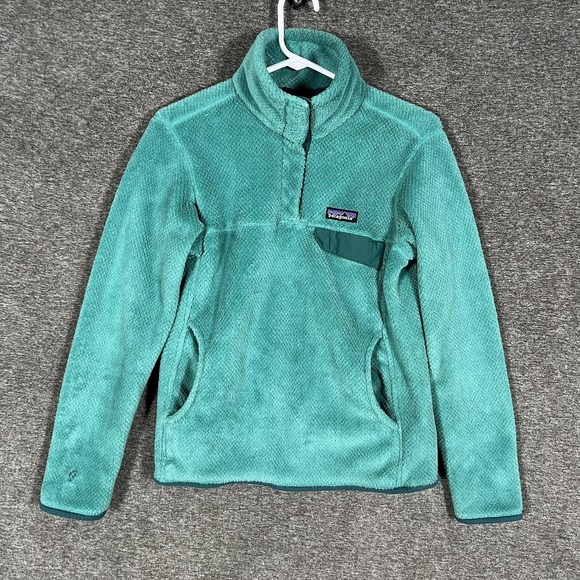 Patagonia Jackets & Blazers - Patagonia Re-Tool Snap-T Jacket Womens Small Green Fleece‎ Pullover STY25442